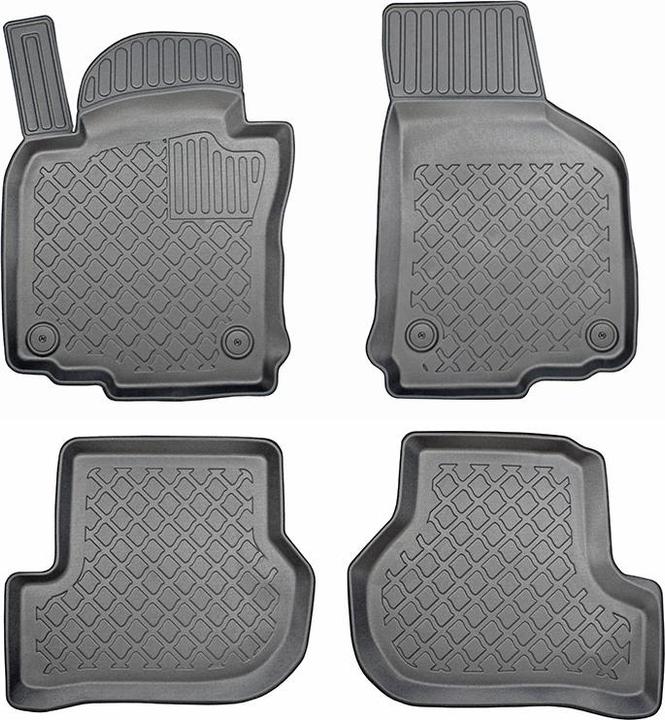 Produktbild Aristar Allwetter Fussmatten für Skoda Octavia / Seat Leon / VW Golf 5 + 6 + Jetta + Scirocco ab 2004 bis 20 (1 Set à 3 Fussmatten)