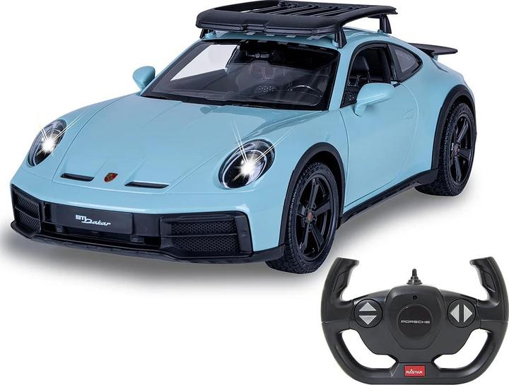 Image du produit Jamara Porsche 911 Dakar 1:14 grün schattiert 2,4GHz Tür manuell