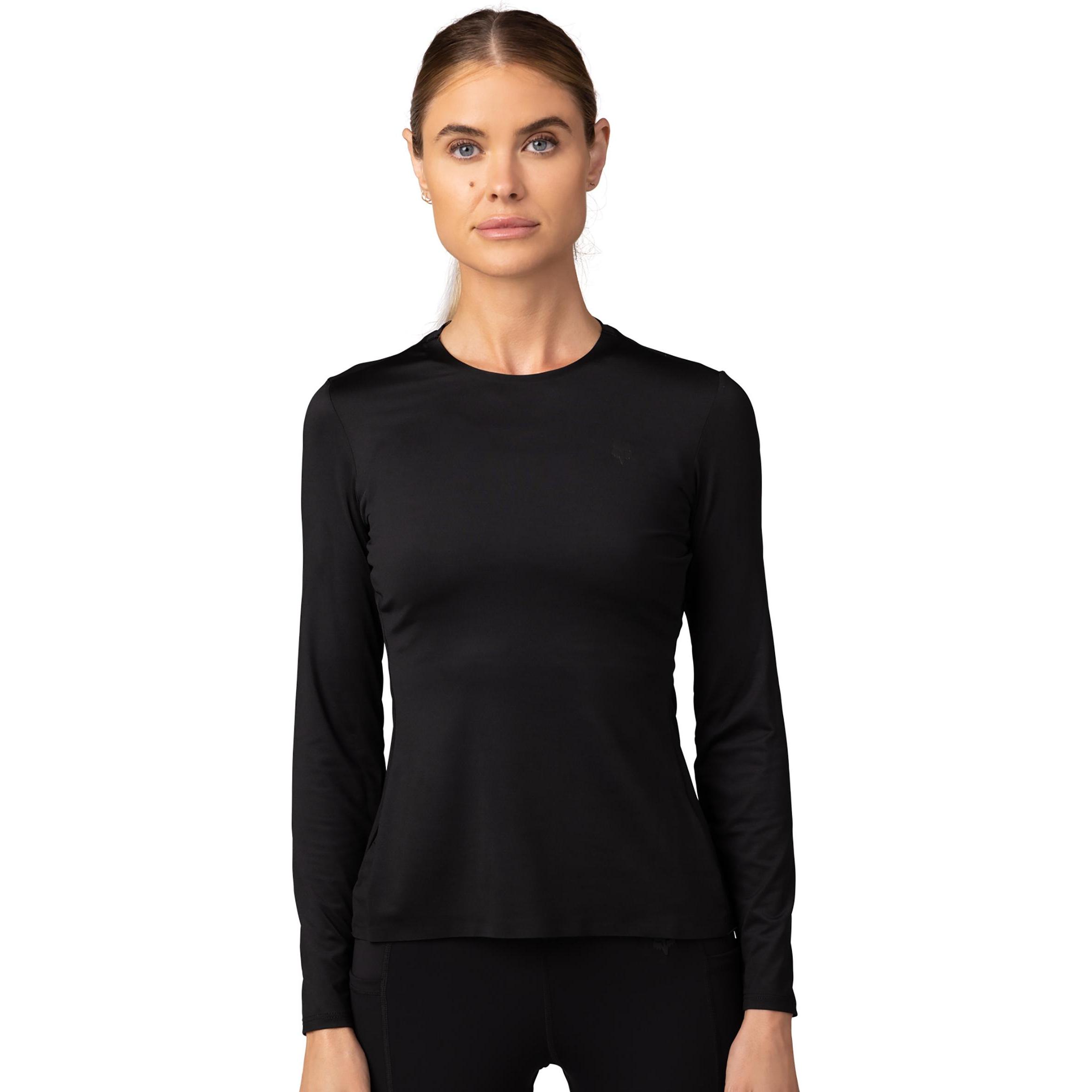 Fox, Damen, Funktionsshirt, Top 23 W Tecbase Ls Shirt Blk M (M), Schwarz, M