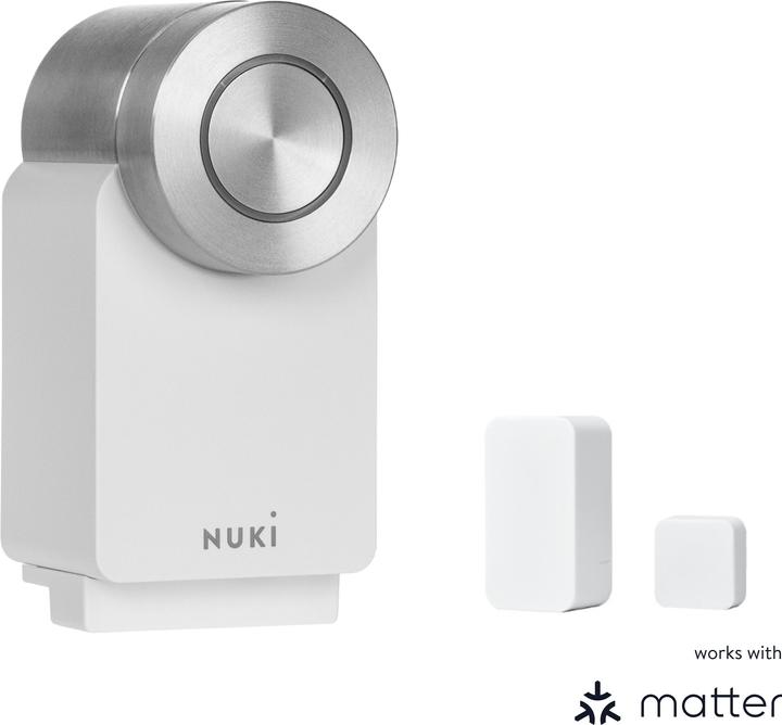 Produktbild Nuki Smart Lock Pro (4th Gen) + Door Sensor CH (Smartphone)