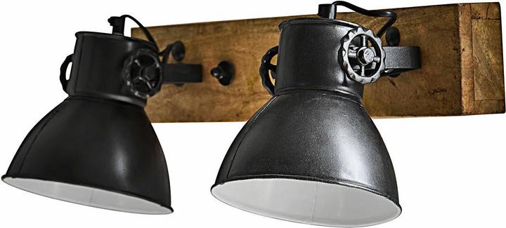 Image du produit Loberon Applique Périgné noir/marron (E27)