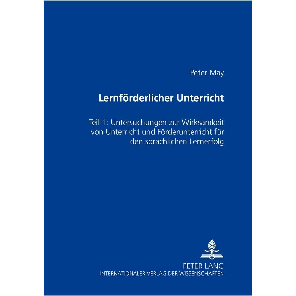 Lernförderlicher Unterricht, Fachbücher von Peter May