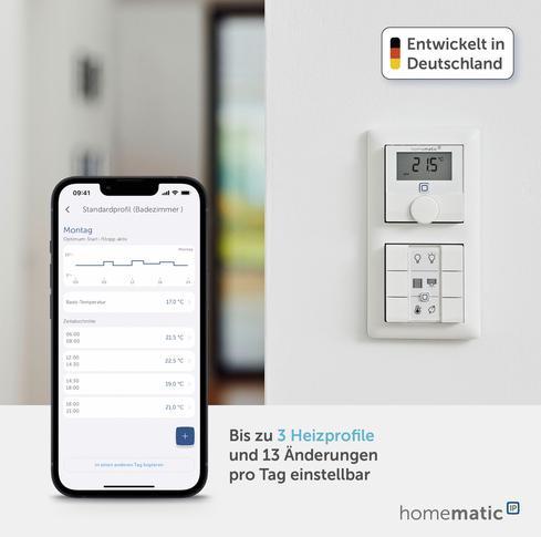Produktbild Homematic IP Wandthermostat WTH-1