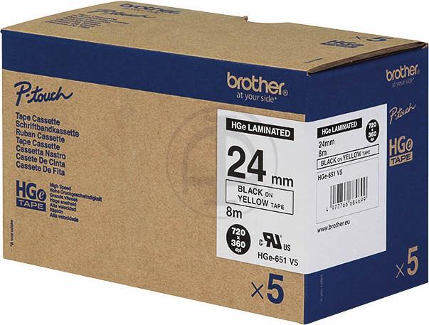 Actual product image Brother P-Touch (2.40 cm, Black)