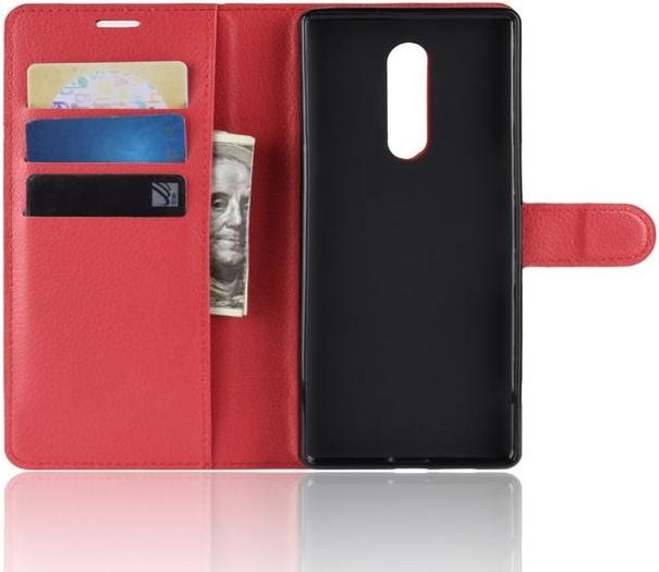 Produktbild MU Classic Litchi Leder Bookcover Series (Sony Xperia 1)