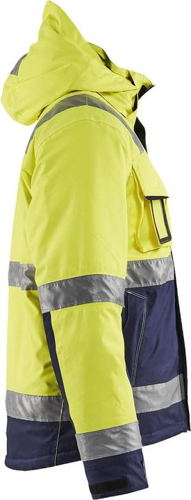 Productafbeelding Blakläder Hoge zichtbaarheid winterjack, geel / marineblauw, unisex maat: L (L)