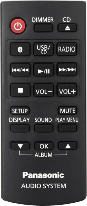 Productafbeelding Panasonic Hifi DAB+ 2x80W PM704 Zilver (Bluetooth, CD Speler, 2x 40 W)