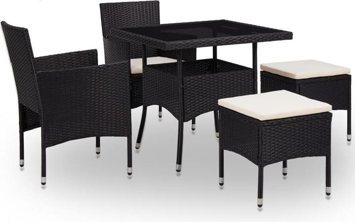 Produktbild vidaXL Ess-Set (80 x 80 x 75 cm)