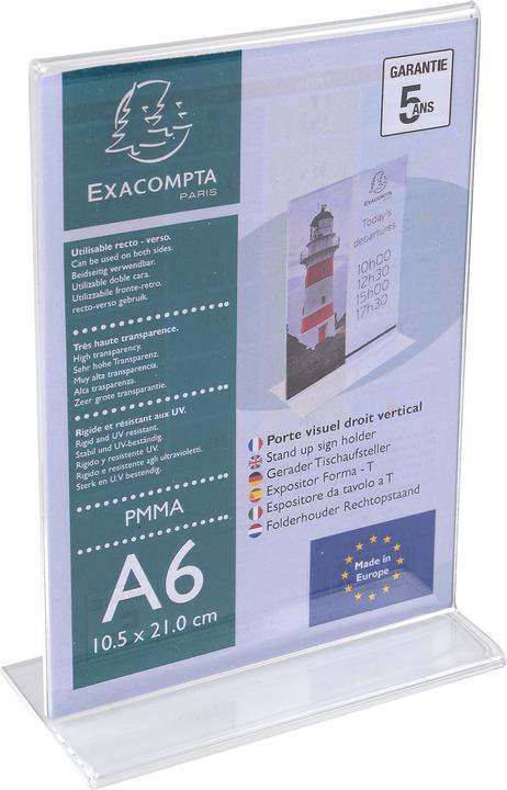 Produktbild Exacompta Tischprospektständer (A6)