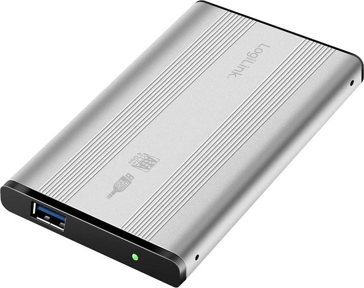 LogiLink UA0106A - Custodia per HDD 2.5 SATA USB 3.0 Argento (2.5")