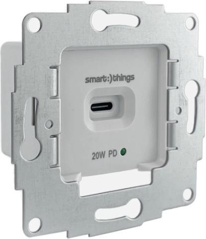 Image du produit smart things sCharge 20W alimentation encastrée sC20-UE C avec câble USB-C/C (20 W)
