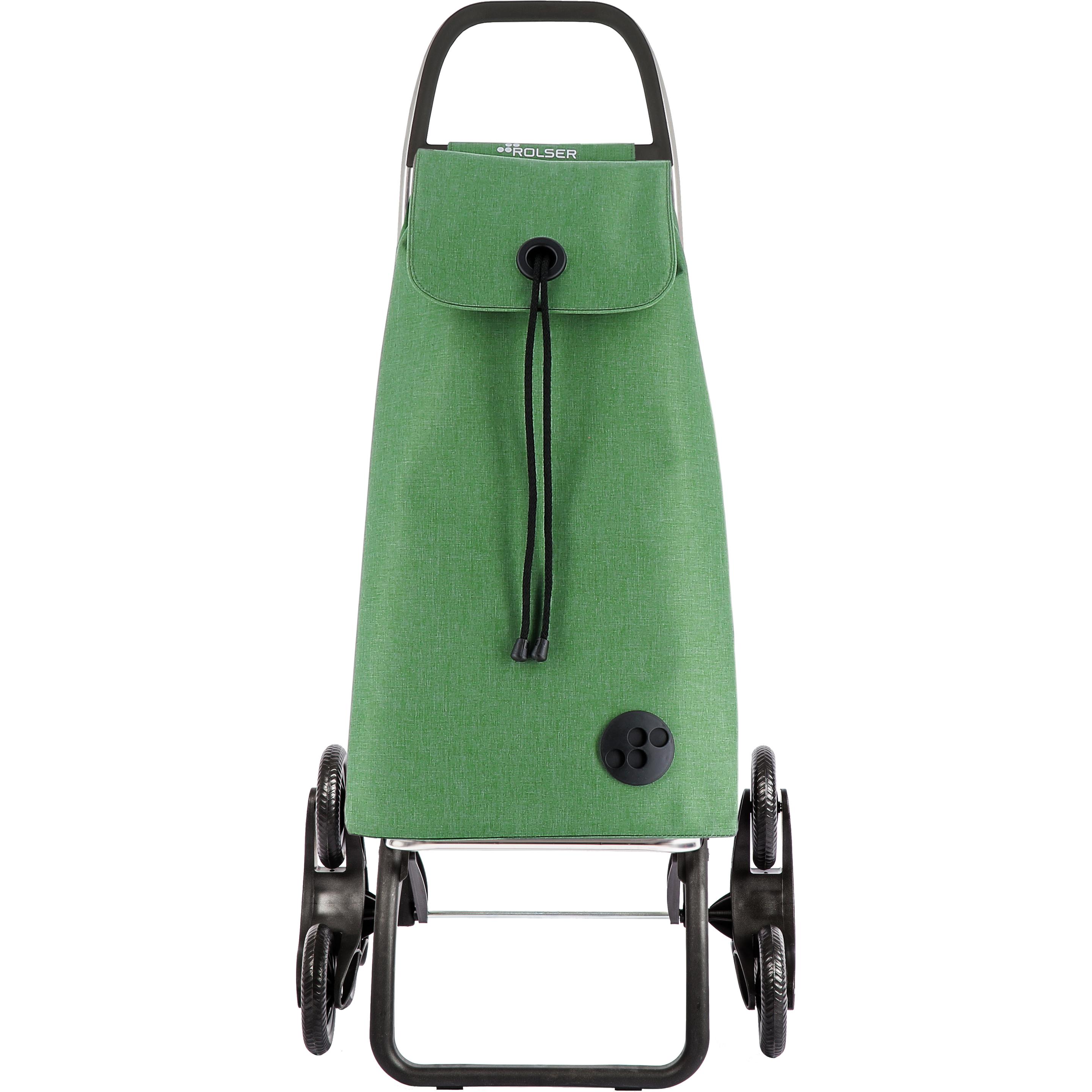 Rolser, Borsa + Trolley da spesa, Imax Tweed 6, Verde