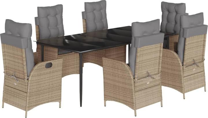 Produktbild vidaXL Garten Essgruppe (200 x 100 x 74 cm)