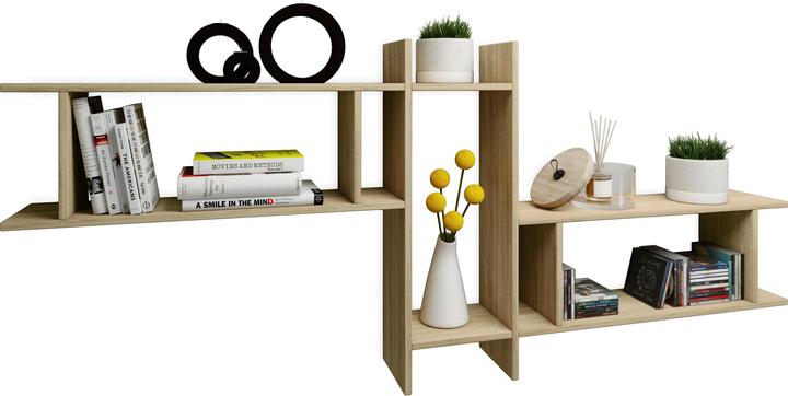 Actual product image VCM Wood wall shelf Sirola Maxi (188 x 20 x 80 cm)