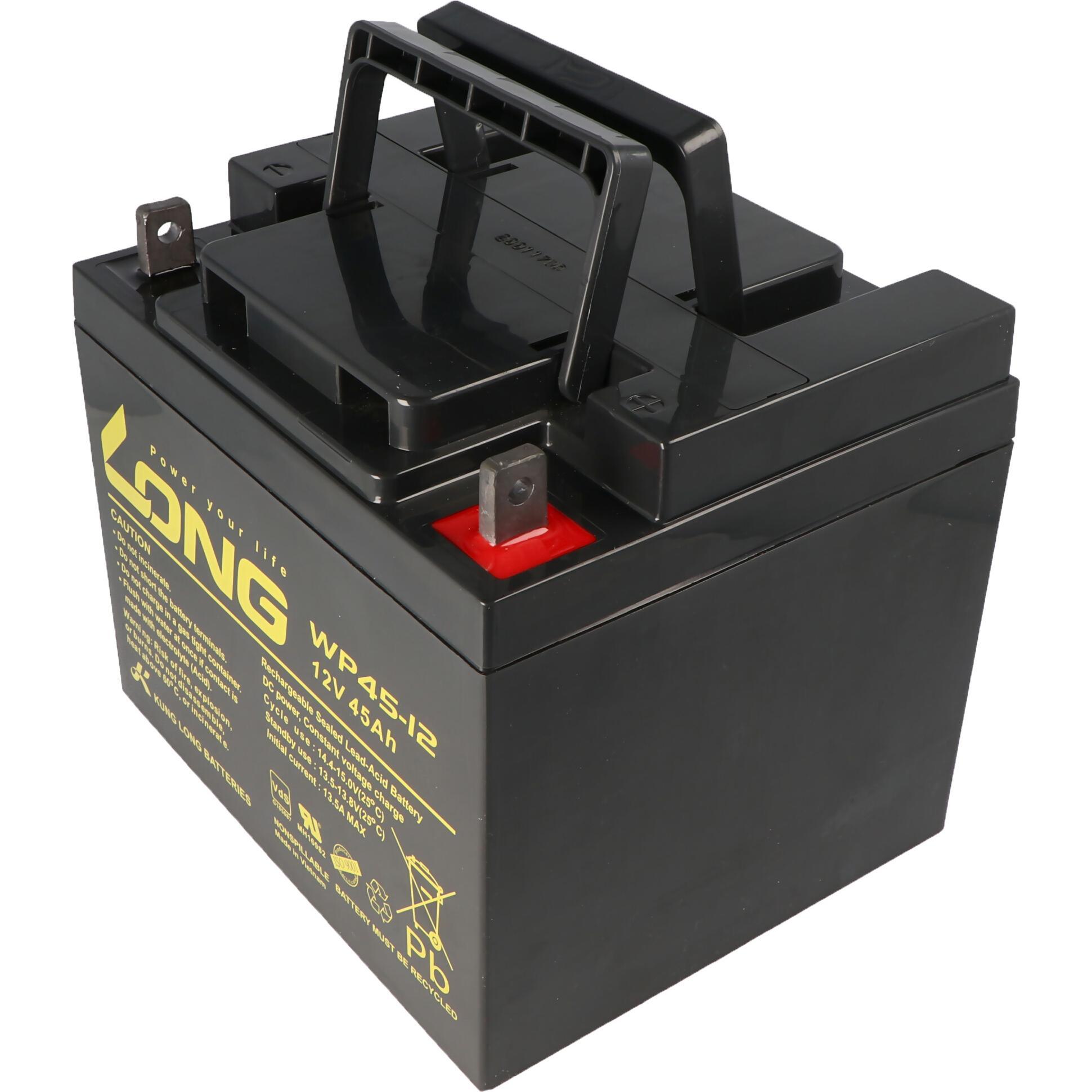 Kung Long, Fahrzeugbatterie, Akku WP45-12 PB (12 V, 45 Ah)