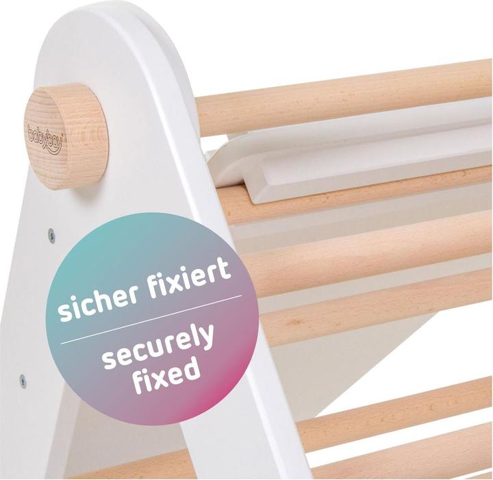 Image du produit Tobi Échelle à grimper et toboggan 2en1 laqué blanc