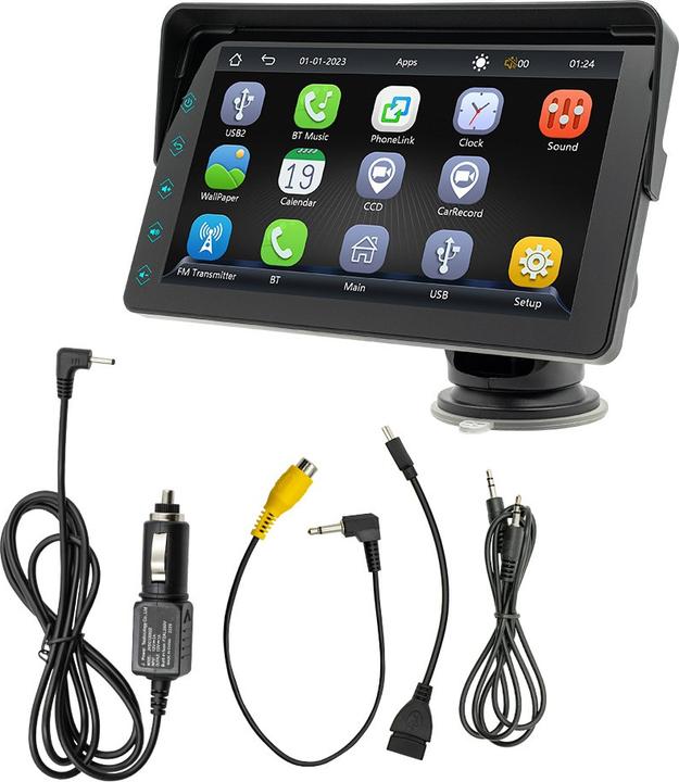 Immagine prodotto Werkstein Digitales Autoradio FM Transmitter, MP5, Bluetooth, CarPlay, Android Auto (Auto Android, Apple Carplay, MirrorLink)