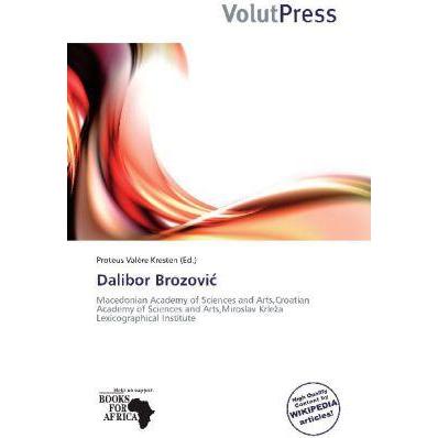 Dalibor Brozovi, Fachbücher von Proteus Valère Kresten