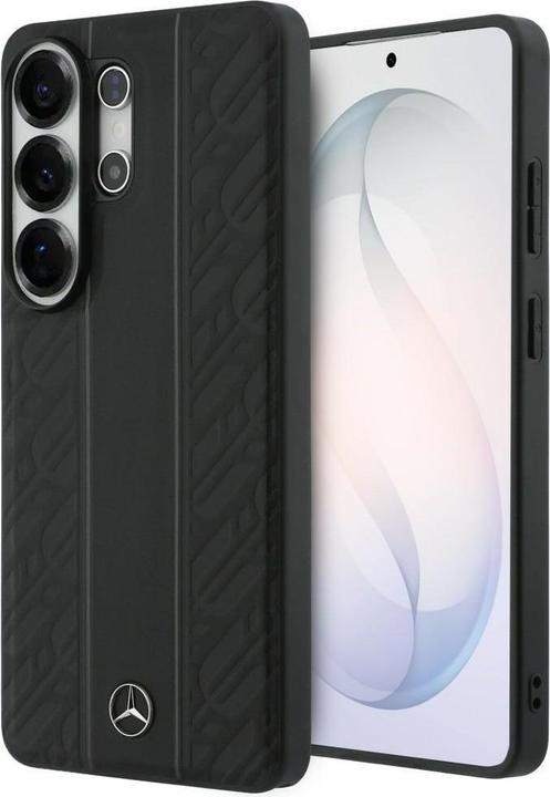 Actual product image Mercedes Case Laurel Leaves Vertical Stripes MagSafe for Samsung Galaxy S26 Ultra black (Samsung Galaxy S26 Ultra)