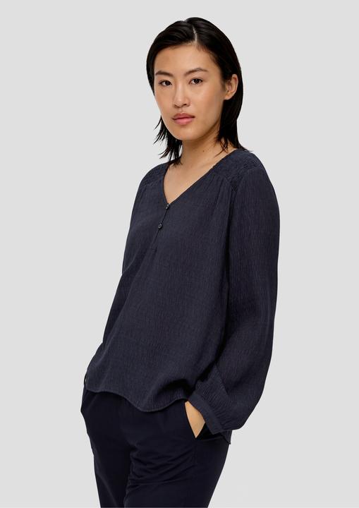 Produktbild s.Oliver Bluse Bluse mit gesmokten Details (36)