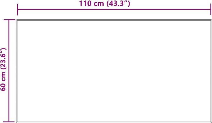 Produktbild vidaXL Kunstschaffell Teppich (100 cm)