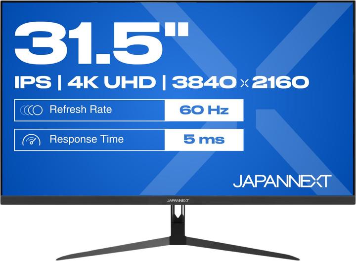 Actual product image Japannext 80,0cm JN-IPS315UHDR 16:9 HDMI/DP UHD (3840 x 2160 Pixels, 31.50")