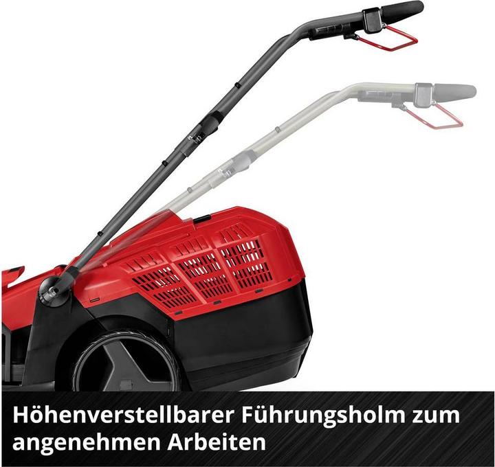 Actual product image Einhell GE-CM 36/43 Li M cordless lawn mower (2 x 4.0Ah) (Rechargeable battery operated)