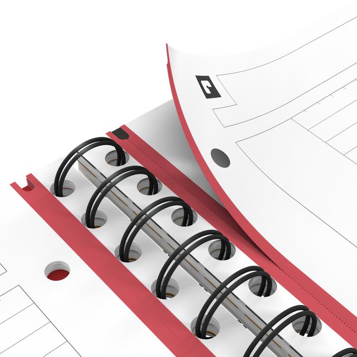 Image du produit Oxford Bloc-notes Filingbook (A4+, À rayures, Couverture rigide)