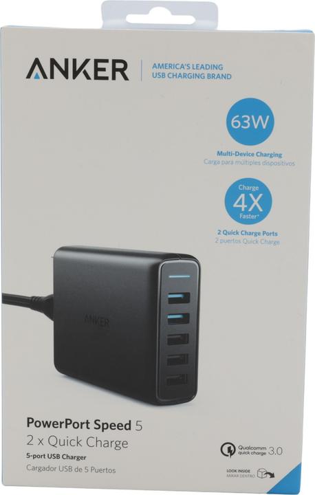 Image du produit Anker PowerPort Speed 5 (63 W)