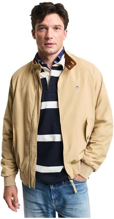Actual product image GANT Katoen Harrington Jacket with Logo (S)