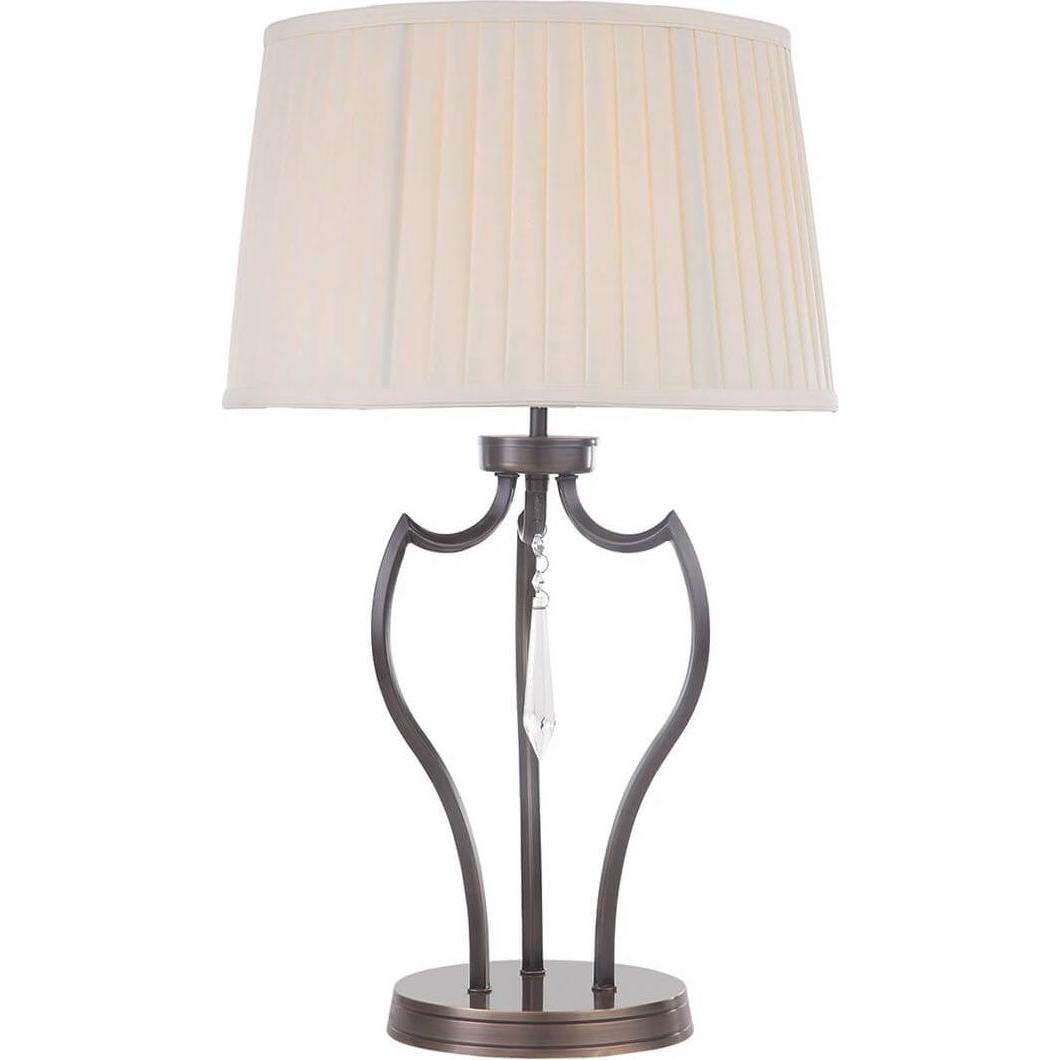 Elstead Lighting, Tischlampe, Pimlico Tischleuchte E27 Dunkle Bronze Elfenbein (E27)