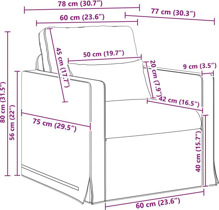 Produktbild vidaXL Modulares Sofa