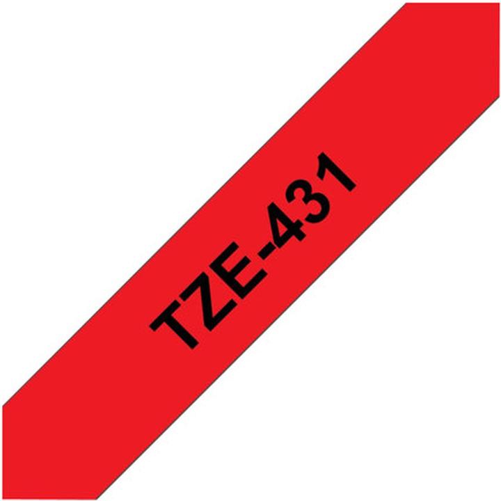 Produktbild Brother Tze-431 (1.20 cm, Rot)