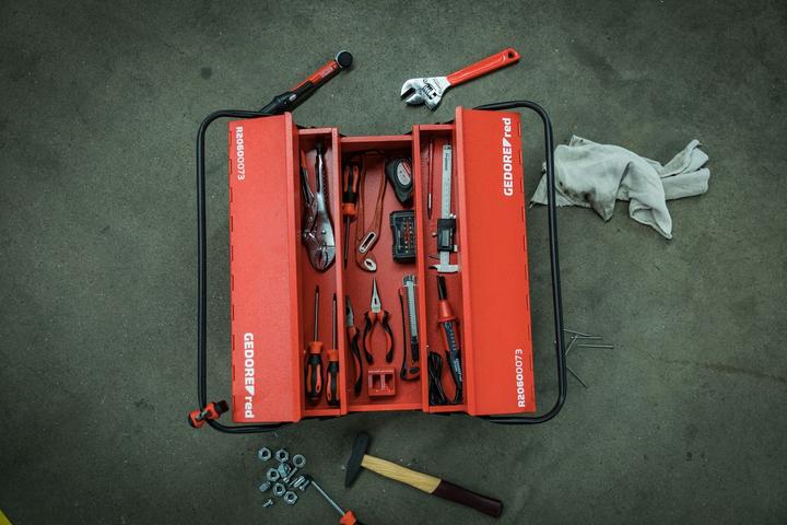 Actual product image Gedore Red Toolbox unassembled