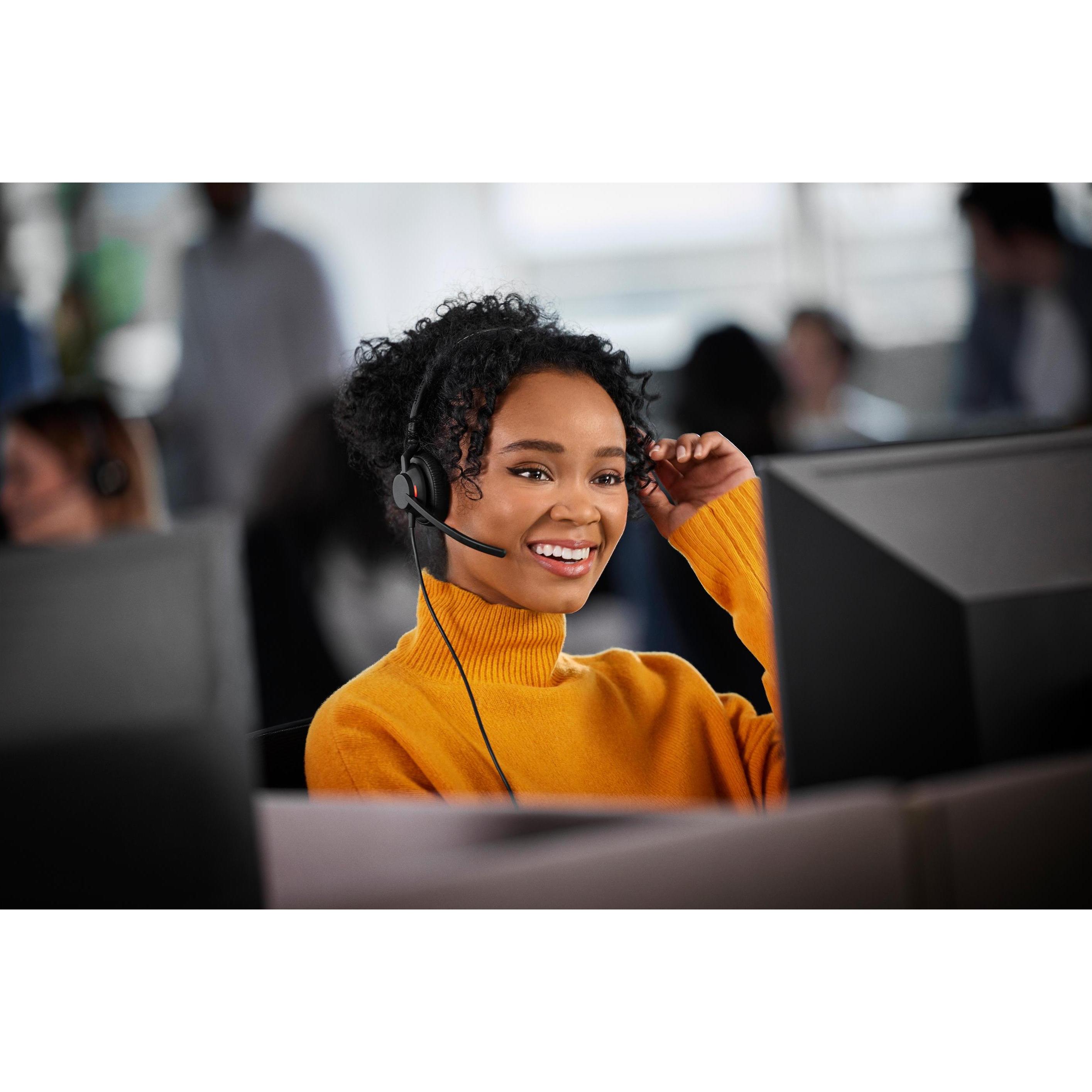 Thumbnail - Jabra Engage 50 II UC (Kabelgebunden, USB-A), Office Headset, Schwarz