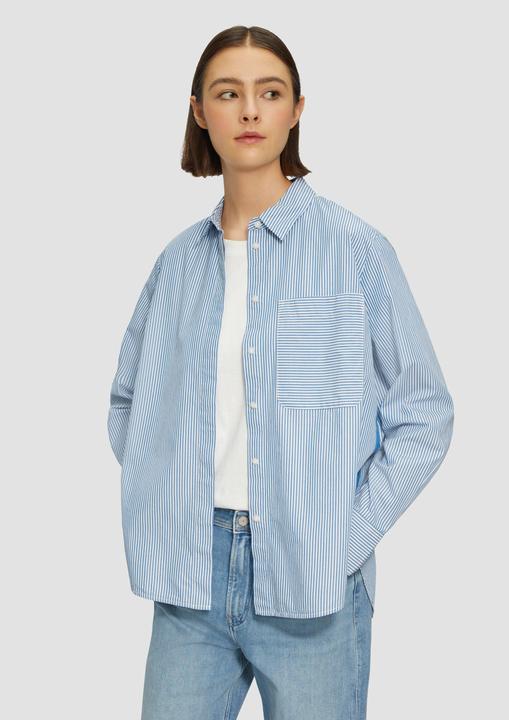 Produktbild S.Oliver Bluse Streifenbluse mit seitlichem Ziertape (44)