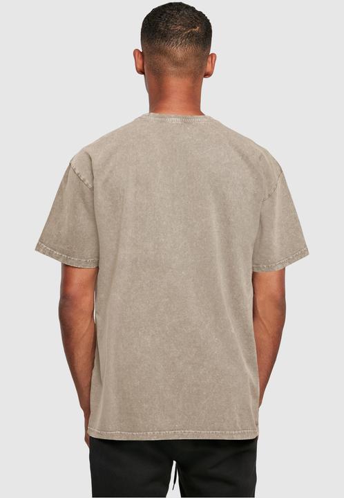 Actual product image Merchcode It Beats Loud Acid Washed Heavy Oversize Tee - 113373 (4XL)