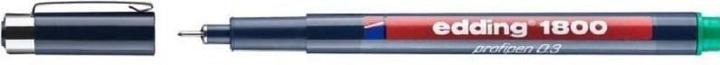Actual product image Edding Profipen 1800 fibre drawing machine (Green, 1x)