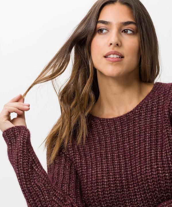 Actual product image BRAX Lisa Gloss Effect Pullover (38)