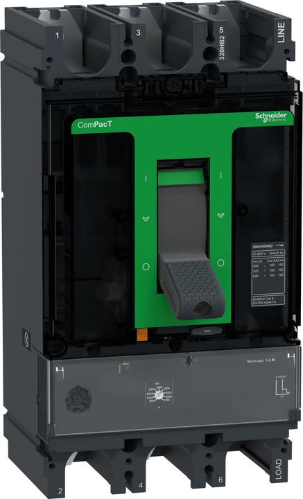 Produktbild Schneider Electric C40W31M320 Kompaktleistungsschalter ComPacT NSX400HB2