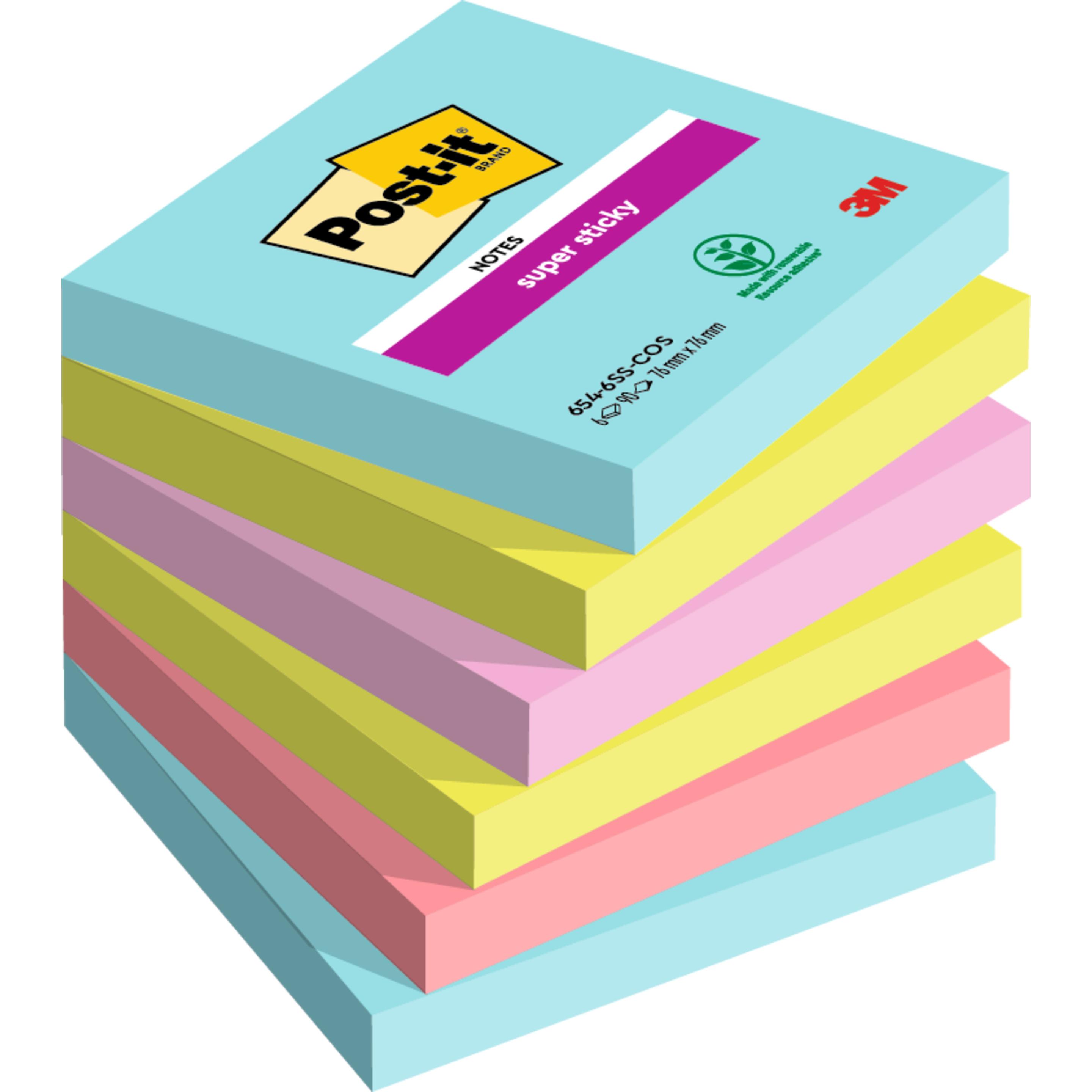 Post-it Super Sticky (76 x 76 mm) (654-6SS-MIA)