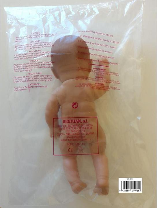 Produktbild Berjuan Babypuppe 8073-17 Afrikaner 45 cm