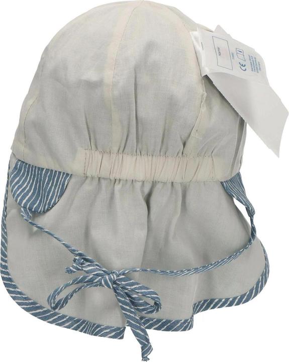 Actual product image Sterntaler Summer Cap with Neck Guard Medium Blue Size 45