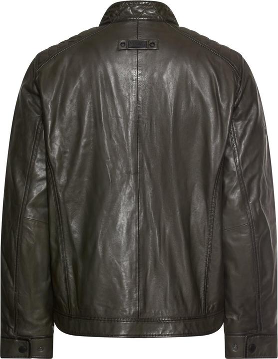 Produktbild Camel Active Leder Bikerjacke mit Stehkragen (52)