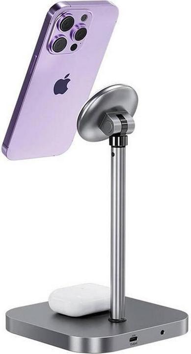 Invzi MagFree 3-in-1 inductive charger for iPhone, iWatch, Airpods (grey)