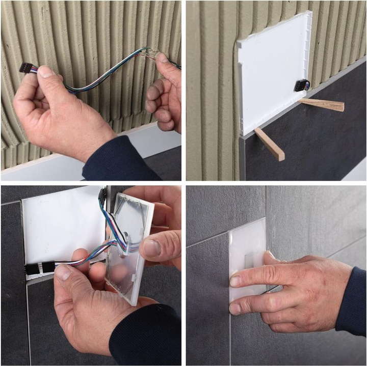 Immagine prodotto Paulmann Set base di piastrelle quadrate LumiTiles (RGBW, 1 cm, Interno)