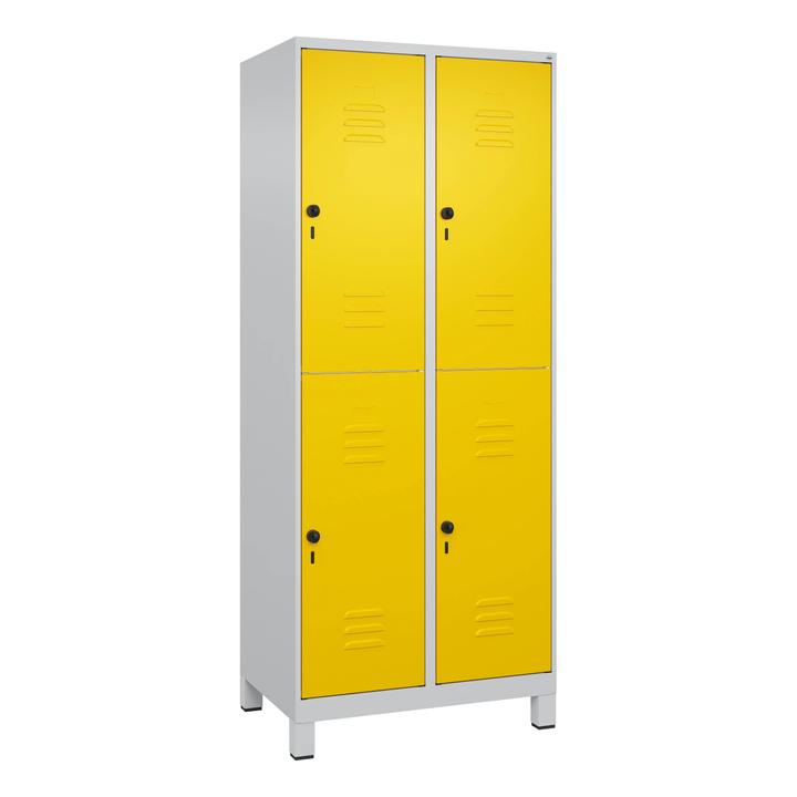 Verkehrsgelb, Lichtgrau