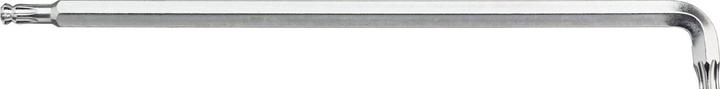 Produktbild Wiha Stiftschlüssel TORX® Kugelkopf mit kurzem Schenkel, titansilber (40972) T15 x 136 mm, 12,5 mm