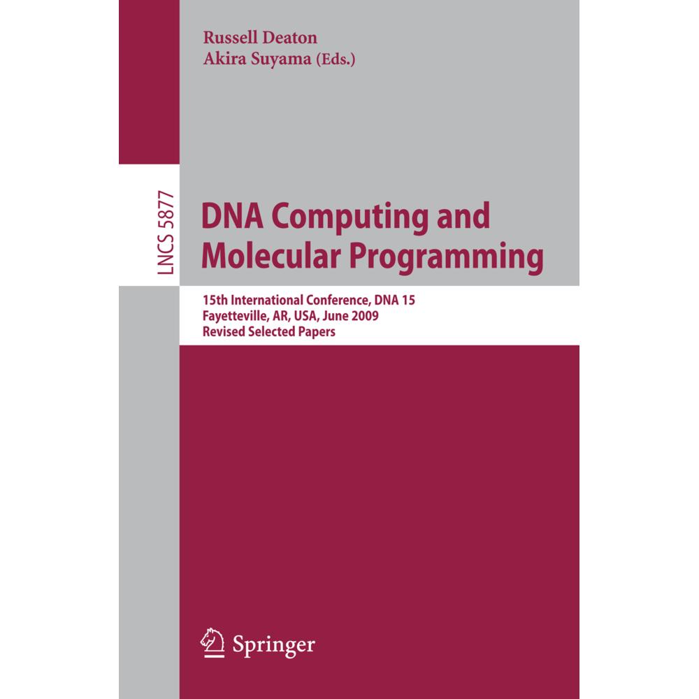 DNA Computing and Molecular Programming, Fachbücher