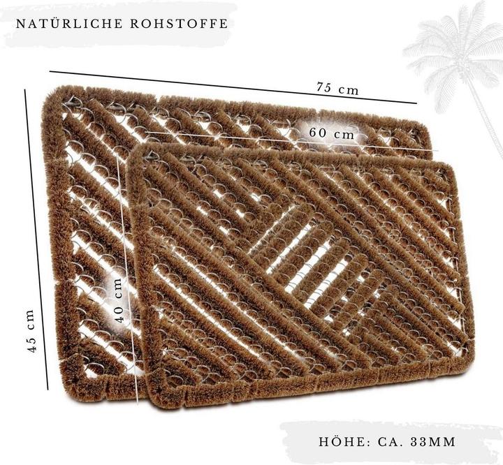 Image du produit Hanse Home Grid Brushes (40 x 60 cm)